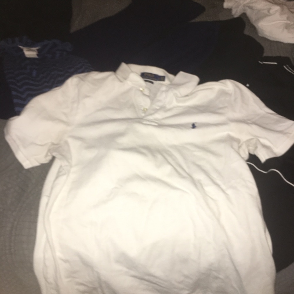 White polo Ralph Lauren polo